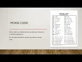 SIT210 Brief explanation on how to blink your name in morse code using Arduino nano 33 IOT