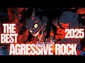Download Lagu ROCK AGGRESSIVE MUSIC MIX 💀 Hard Rock Music Mix 2025 💀 Rock Gym Workout Music Mix | VISUALIZER