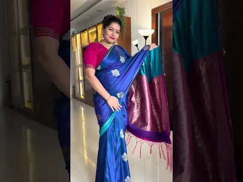 Silk saree with smooth soft fabric from Myntra @myntra #sareecollection