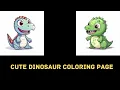Dinosaur Coloring Pages