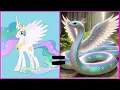 Download Lagu MY LITTLE PONY Characters as Snakes #2 🦄🐍+ Guess The Voice MLP + Their Favorite Snacks! | Babs Seed