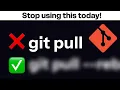 dont use git pull use this command instead