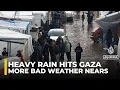 Lagu ‘Tents submerged’: Hundreds of thousands at risk in Gaza as storm looms