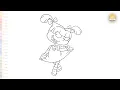 Angelica Pickles drawings easy Rugrats sketches How to draw Angelica Pickles step by step simply