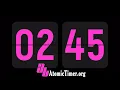 2 Minute 45 Seconds Timer - Countdown Atomic Timer