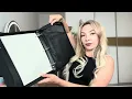 2 Inch 3-Ring Zipper Binder with Shoulder Strap O-Ring Zip Up Binder with 500 Sheet Capacity