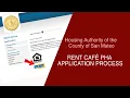 RENT CAFE PHA APPLICATION PROCESS Housing Authority of the County of San Mateo