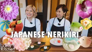 How Nerikiri confections are made | Japanese mother & daughter artisans