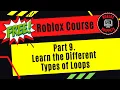 Free Roblox Studio Course - Part 9