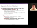 Memory Allocation 1 Introduction