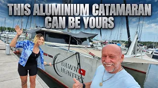 Dawn Hunter FOR SALE 53 foot Aluminium Catamaran!