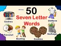 Seven Letter Words in English Pre School Learning Most Common Seven Letter Words