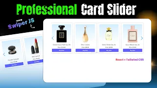 How to make Card Slider in React Swiper JS