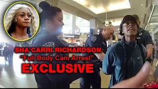 Sha Carri Richardson FULL Body Cam Arrest Footage Airport Domestic Dispute - EXCLUSIVE