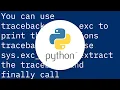 Starting python debugger automatically on error