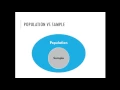 Populations Samples and types of Statistics