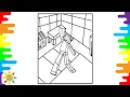 Minecraft Coloring Pages Steve from Minecraft Foria - Break Away NCS Release