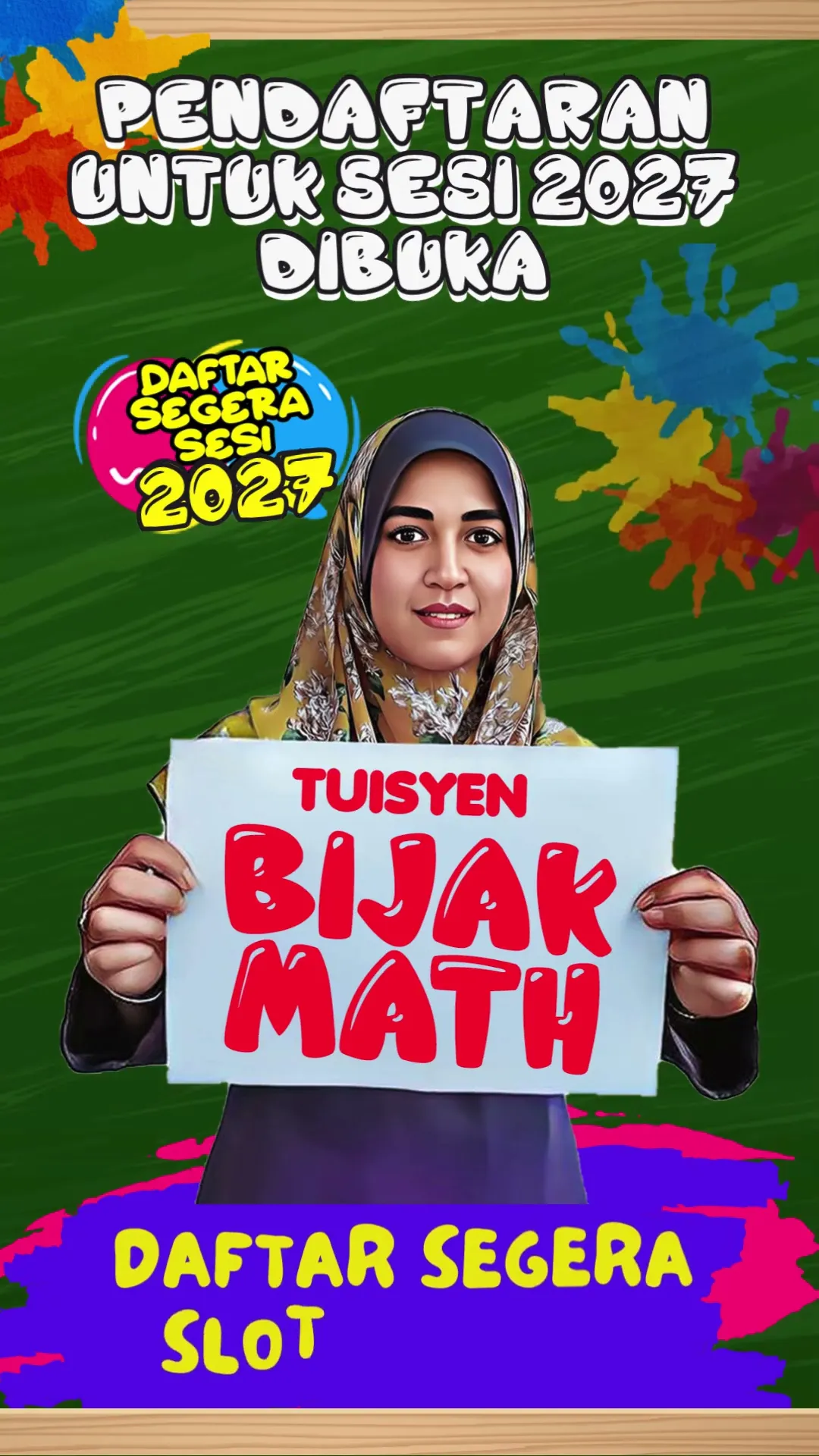 Video: Pendaftaran Tuisyen BijakMath 2027