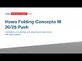 Download Lagu Hawa Folding Concepta III 20/25 Push - Installation on buildings and adjustment instructions