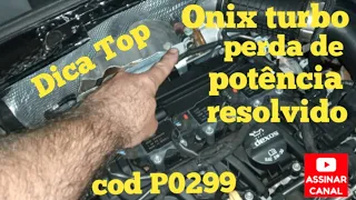 Onix turbo potência reduzida perda de pressão turbina Dica top