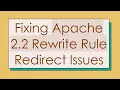 Fixing Apache 2 2 Rewrite Rule Redirect Issues