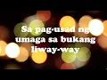 Bagong Umaga | (c) Agsunta | Lyric Video