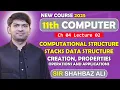 Stacks in Python Stack Creation Operations Applications 1st Year Computer Chapter 4 L2
