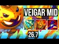 VEIGAR vs SYLAS MID Good KDA 14 KR Master 26 7