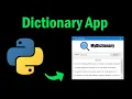I Created My Own Dictionary App in Python