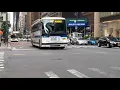 NYCT Bus 2016 Prevost X3-45 Huguenot Bound SIM4C Passing 5th Avenue East 42nd Street