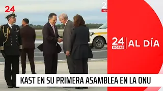 Presidente Kast llega a Nueva York para su primer discurso ante la Asamblea de la ONU