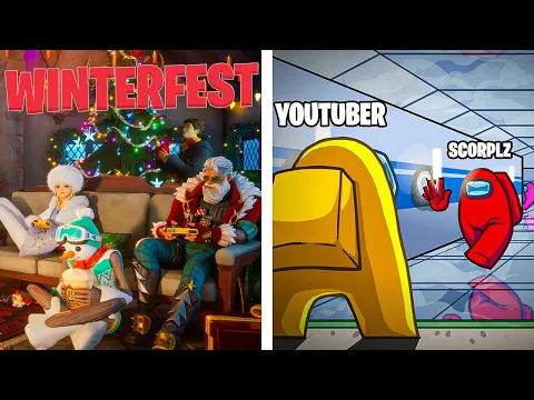 Video Thumbnail: AMONG US Z YOUTUBERJI⚡Uporabi kodo SCORPLZ v Item Shopu!