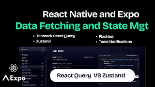 React Native Data Fetching TanStack Query and State Management Zustand Flashlist