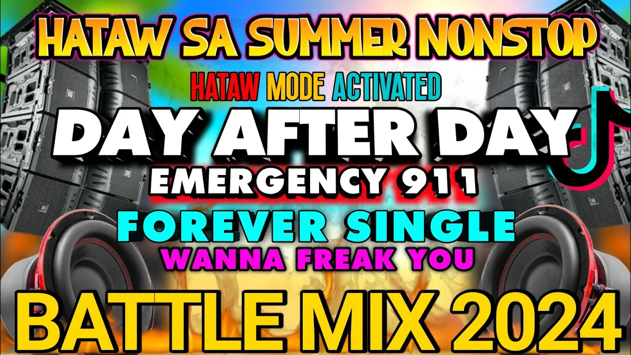 NEW BATTLE MIX (Day After Day X Emergency 911) HATAW SA SUMMER NONSTOP 2024 Disco Nation Remix