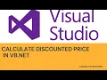 Calculate Discounted Price In VB NET - Coding is Everything