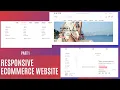How To Create Ecommerce Website In HTML CSS JS Create Header Mega Menu With Drop Down Part 1