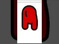 Among-us character program in python turtle graphics