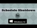 How to Schedule Shutdown in Windows 10 using Shutdown Timer Software