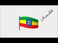 Animated waving flag of Ethiopia using HTML And CSS