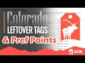 Colorado Leftover Tags Tool Preference Points Data