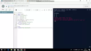 Python Programming - Quadratic Equation Solver Part 1
