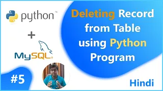 Deleting Record from database table using Python Python with MySQL
