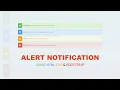 Custom Warning Alert Notification using HTML CSS Bootstrap