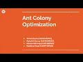 Ant Colony Optimization AI61005