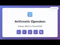 PowerShell Arithmetic Operators Tutorial Master - for Beginners