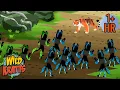Duplicated Dholes Take on a Tiger Creature Rescues Wild Kratts