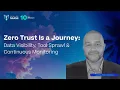 Zero Trust Is a Journey Gus Arias on Data Visibility Tool Sprawl Continuous Monitoring