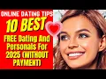 10 FREE Dating And Personals For 2025 WITHOUT PAYMENT