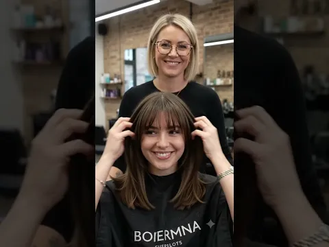 The Ultimate Birkin Bangs Haircut Transformation