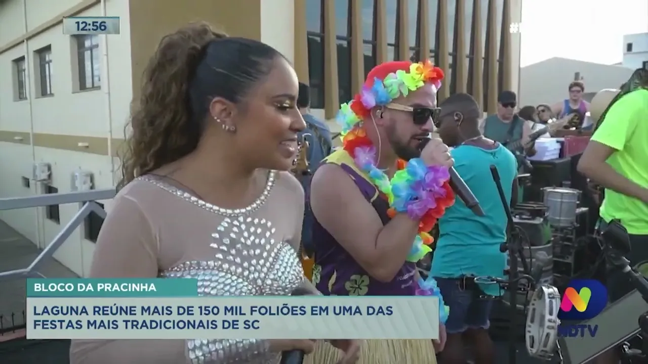Laguna reúne mais de 150 mil foliões em um dos carnavais mais tradicionais de Santa Catarina